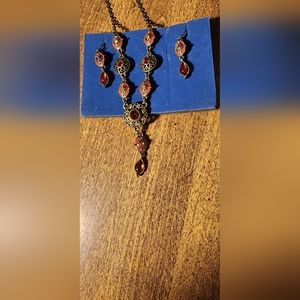 Necklace and Earrings